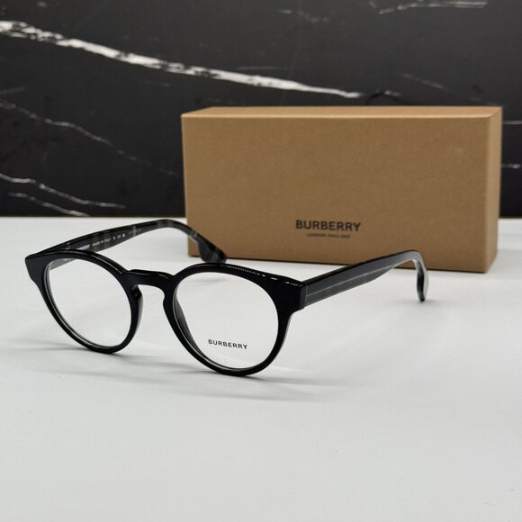 NEW BE2354 3996  BURBERRY BLACK UNISEX EYEGLASSES - Picture 1 of 8